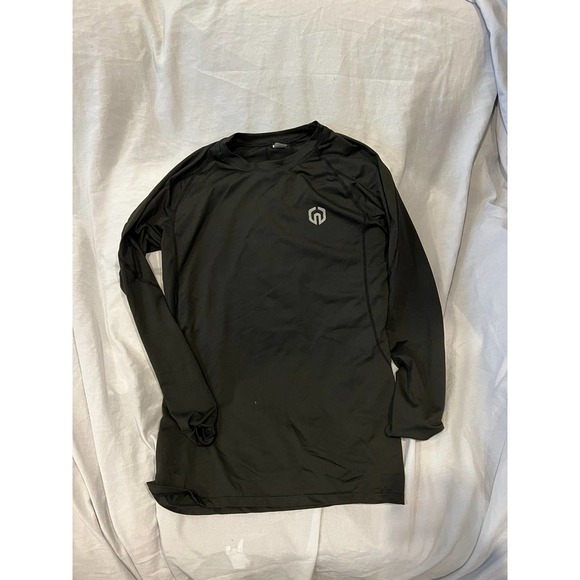 Black Running Shirt DriFit Type Mens L - Picture 1 of 3